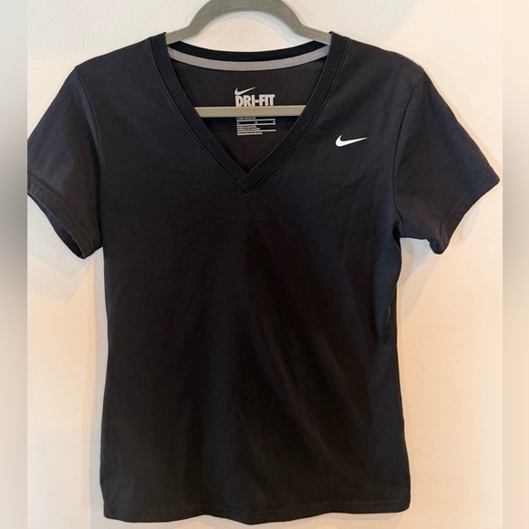 Nike Tops - Nike Women's Black V-Neck Dri-FIT Tee